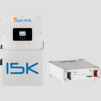 Sol-Ark 15K-2P Hybrid Inverter With One Deye LFP 5 kWh Batteries (5kwh)